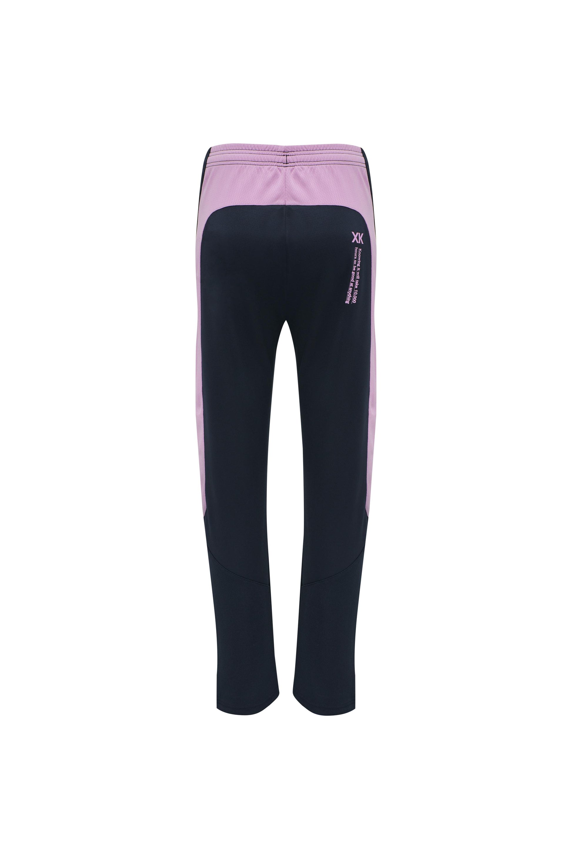 HUMMEL - Hmlaction Poly Training Pants Woman - Black Iris/orchid