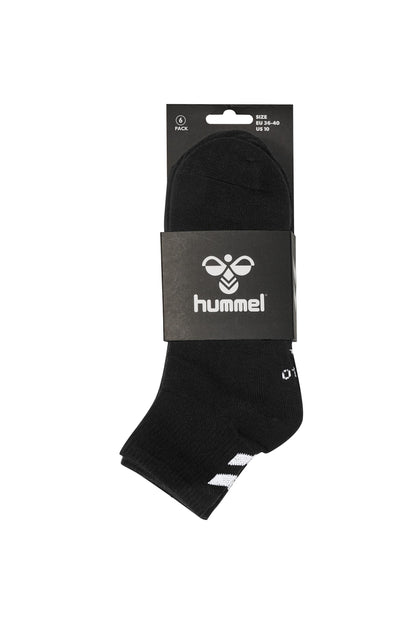 HUMMEL - Hmlchevron 6-pack  Mid Cut Socks - Black