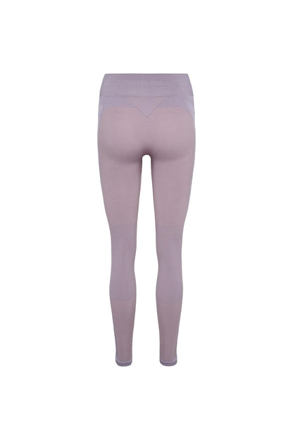 HUMMEL - Hmlclea Seamless Mid Waist Tights - Nirvana Melange