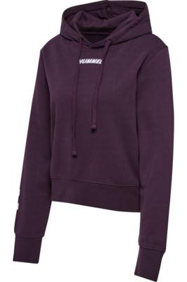 HUMMEL - Hmlelemental Short Hoodie Woman - Plum Perfect