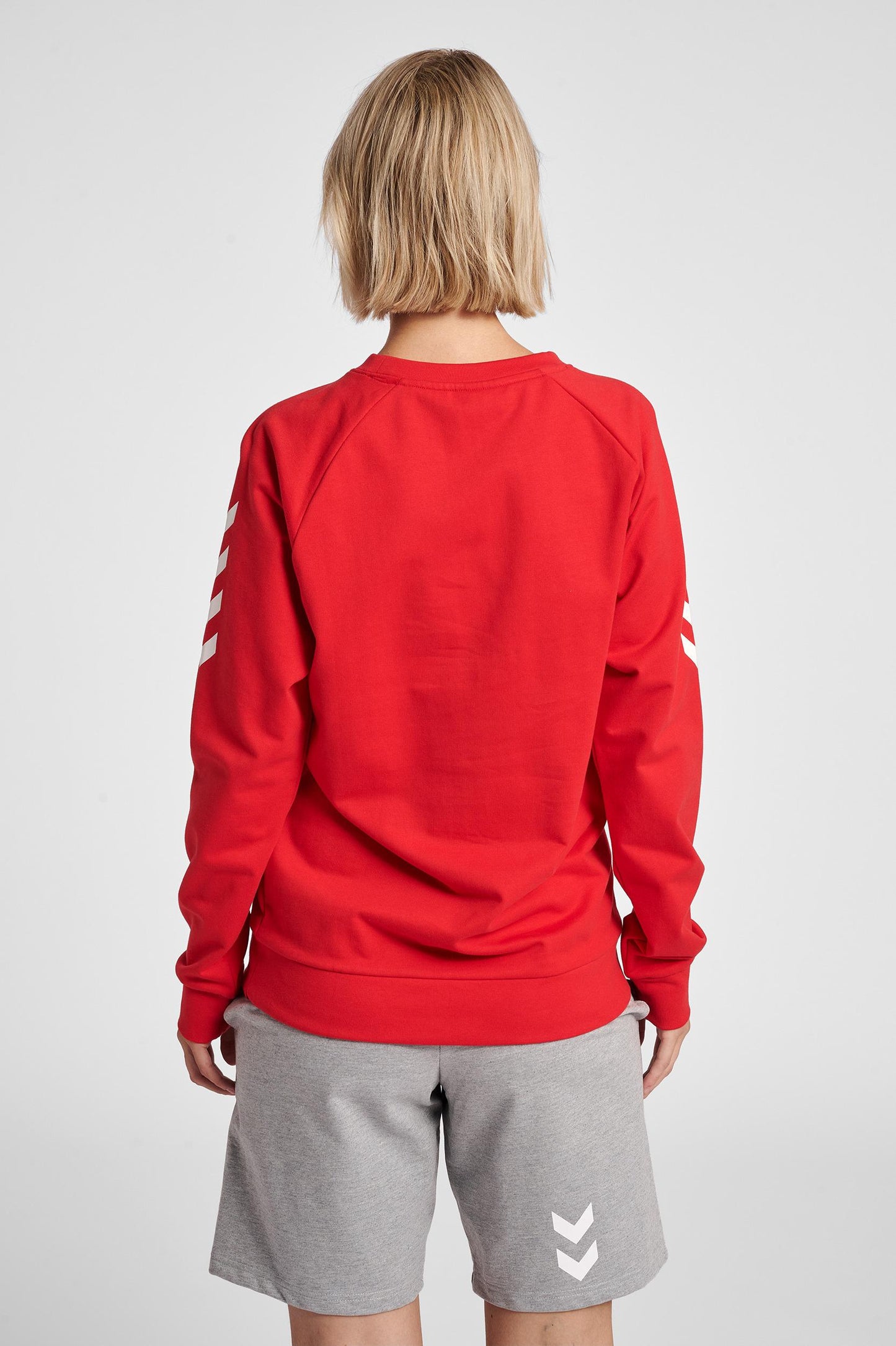 HUMMEL - Hmlgo Cotton Sweatshirt Woman - True Red