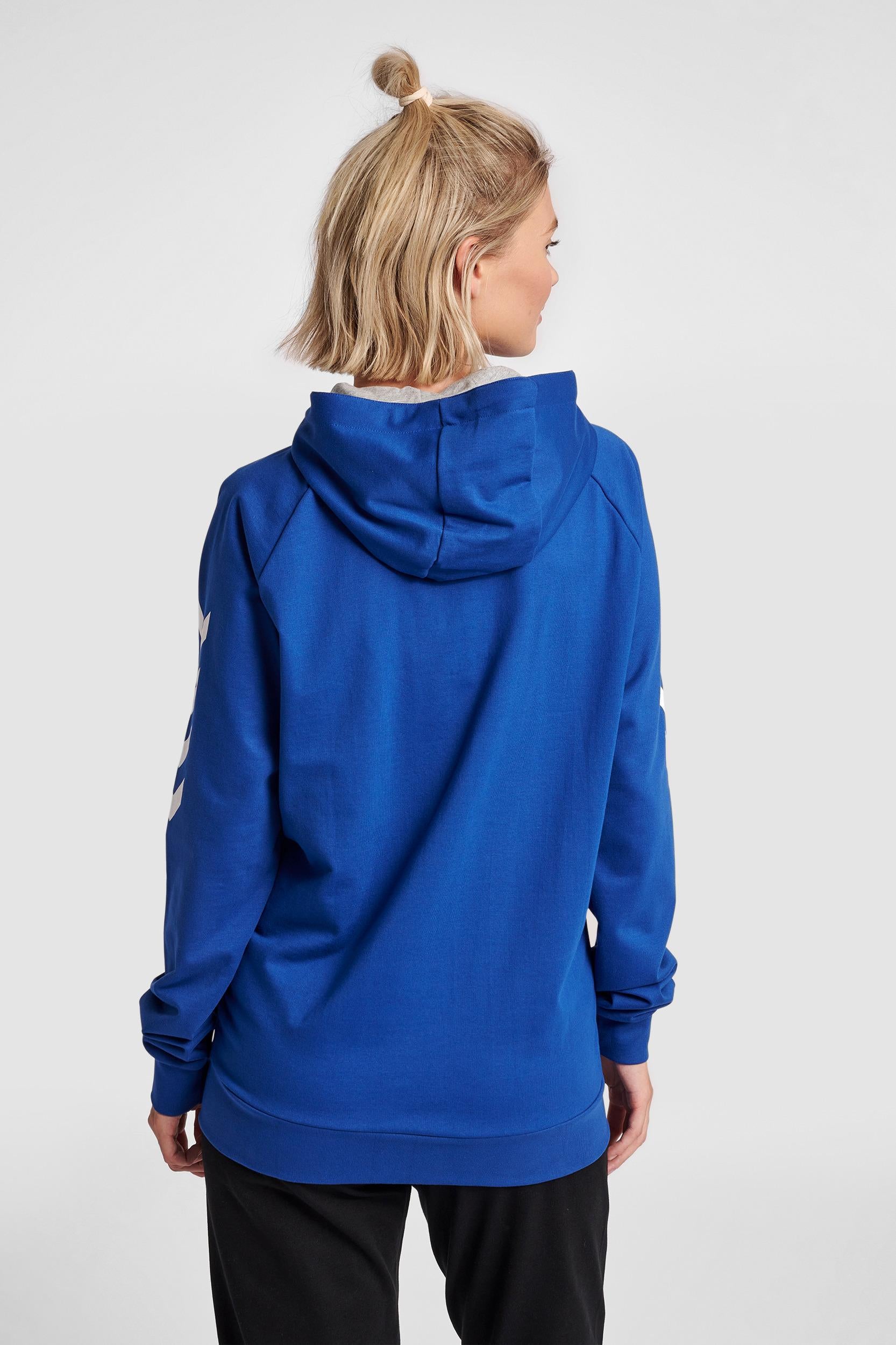 HUMMEL - Hmlgo Cotton Zip Hoodie Woman - True Blue