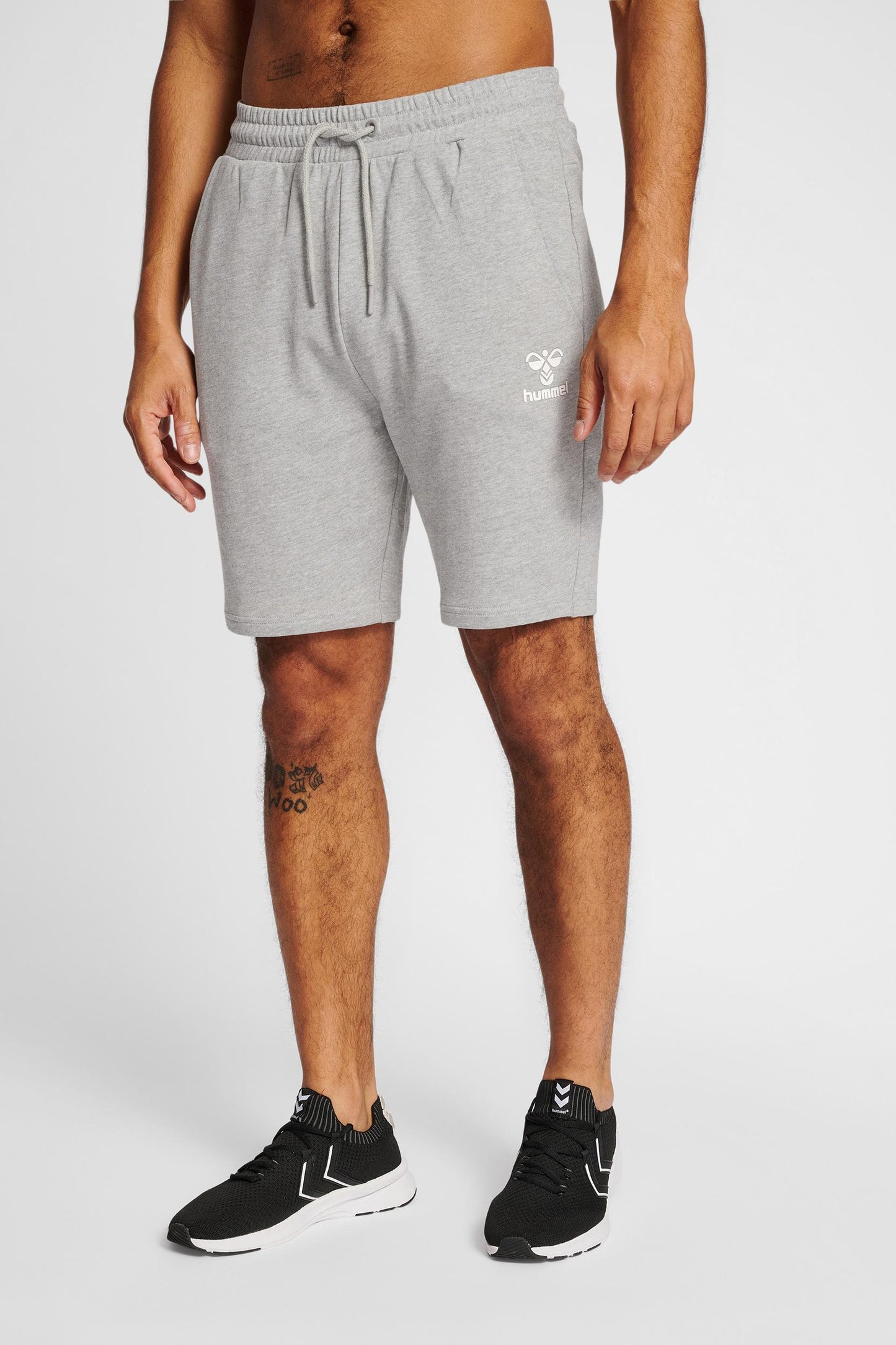 HUMMEL - Hmlicons Regular Shorts - Grey Melange