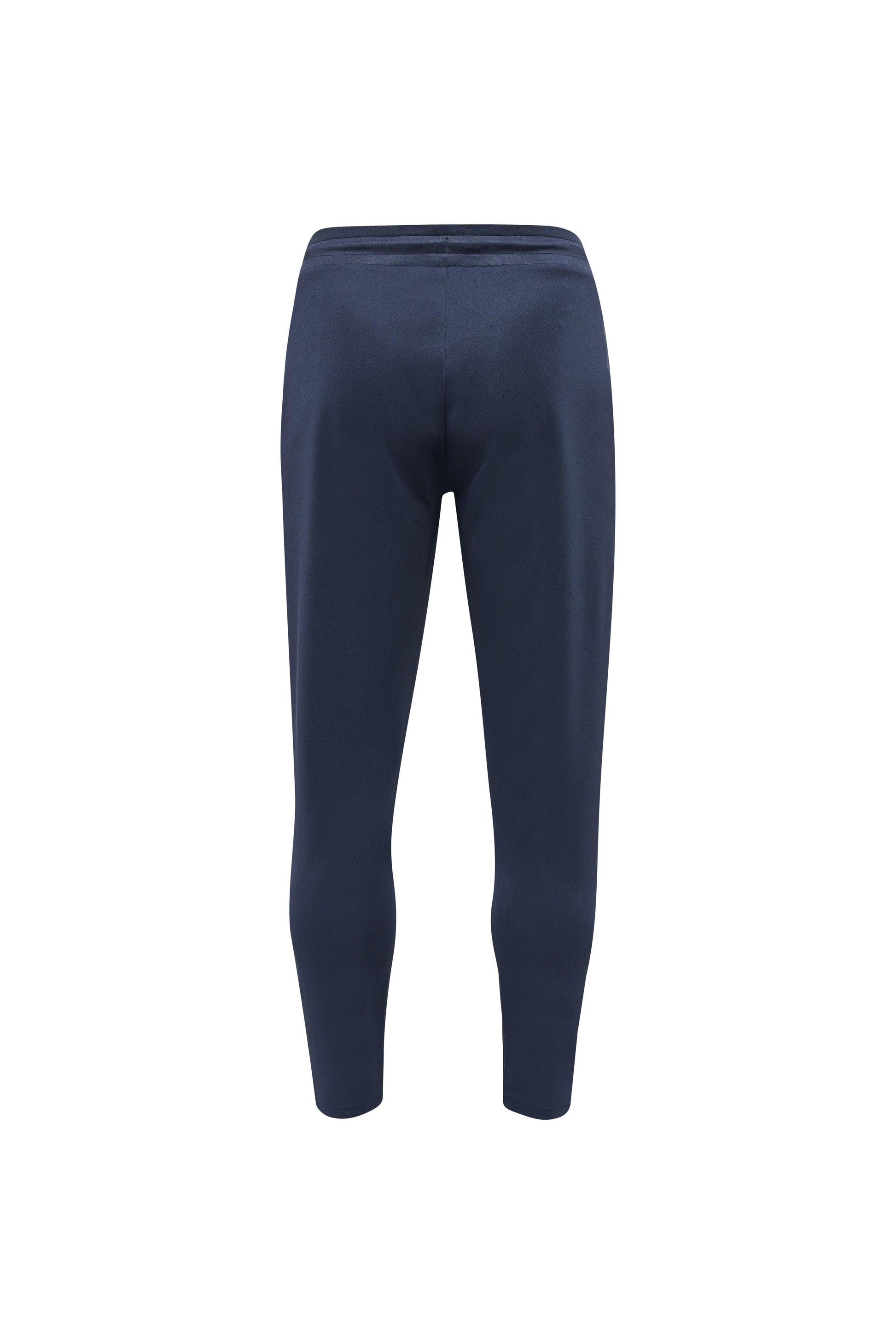 HUMMEL - Hmllegacy Poly Tapered Pants - Blue Nights/white