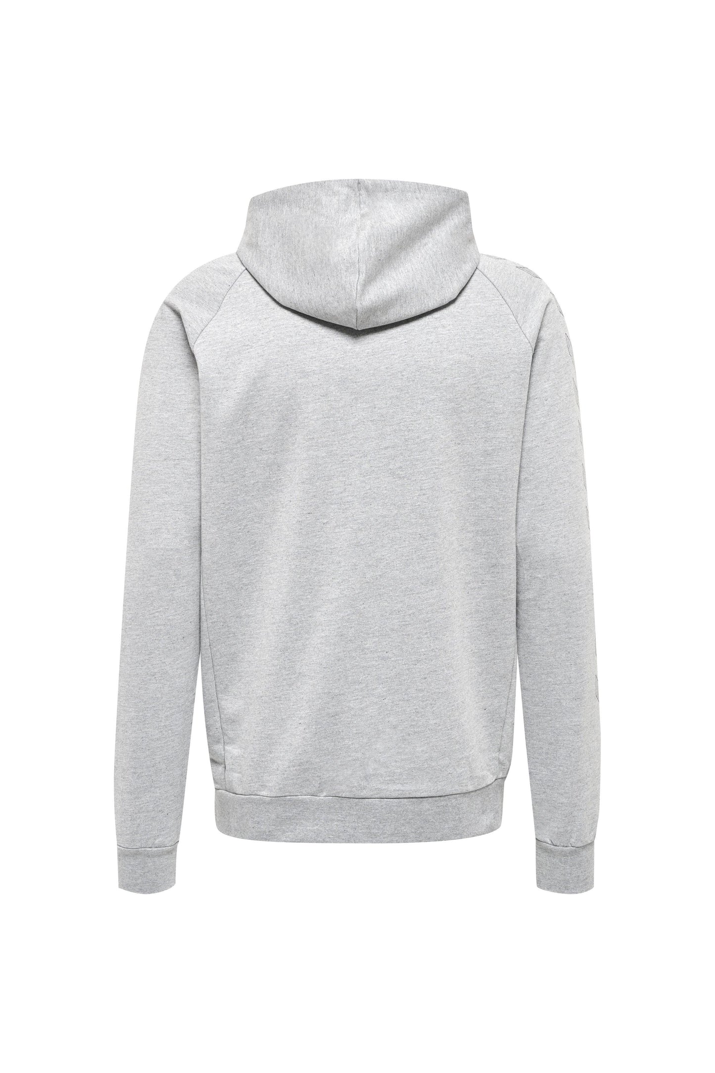 HUMMEL - Hmlmove Grid Cotton Zip Hoodie - Grey Melange