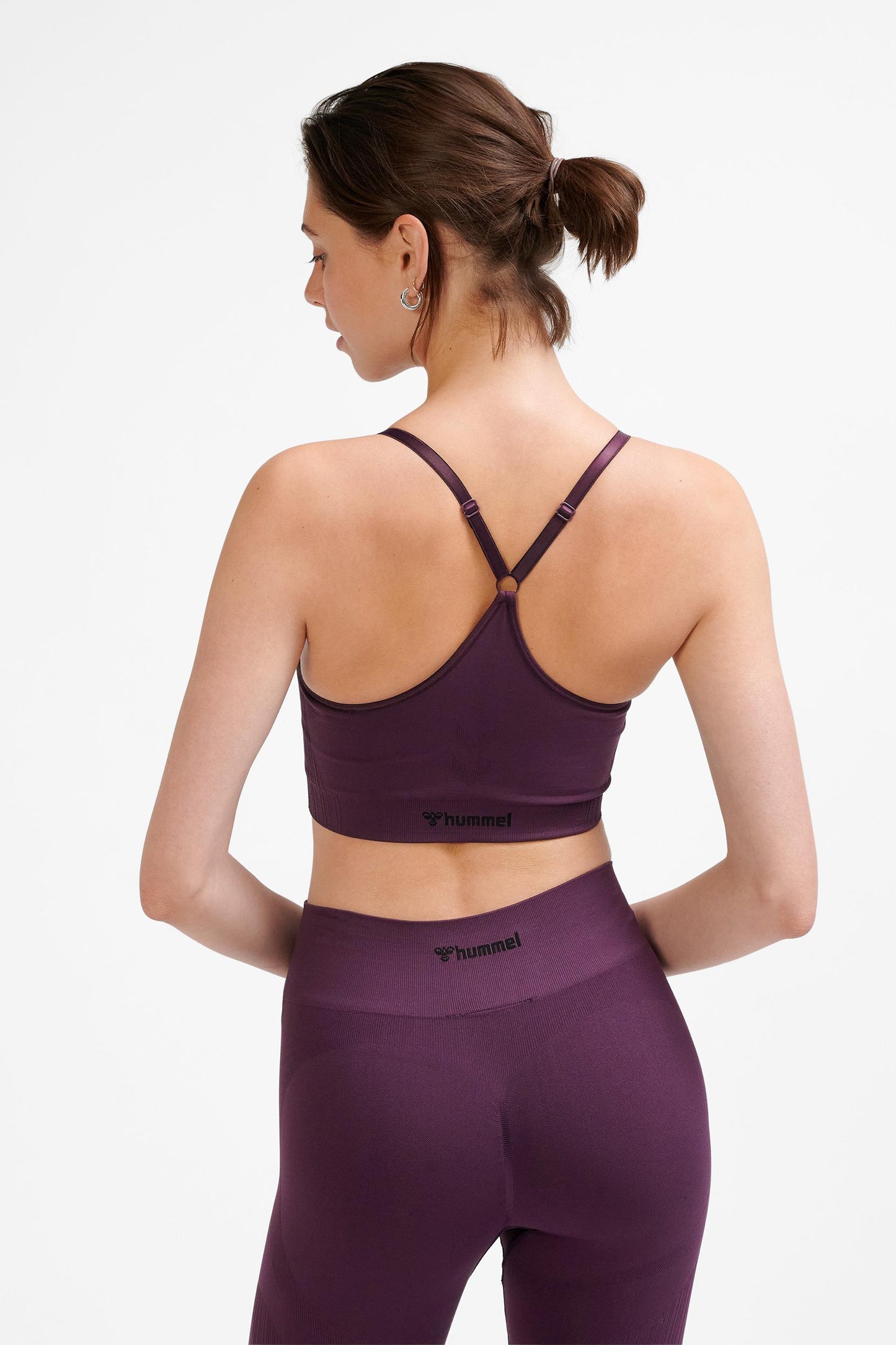 HUMMEL - Hmlmt Define Seamless Padded Bra - Plum Perfect