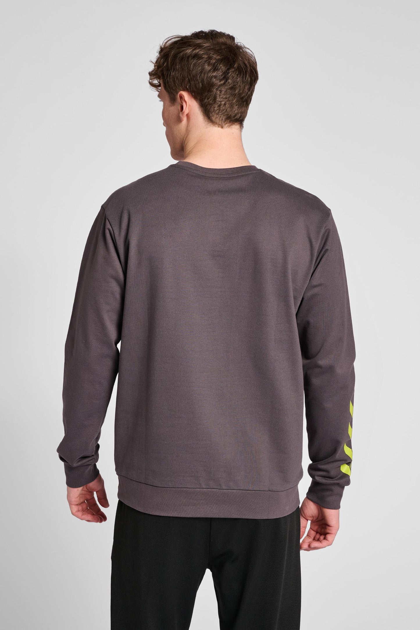 HUMMEL - Hmloffgrid Cotton Sweatshirt - Forged Iron/dark Citron