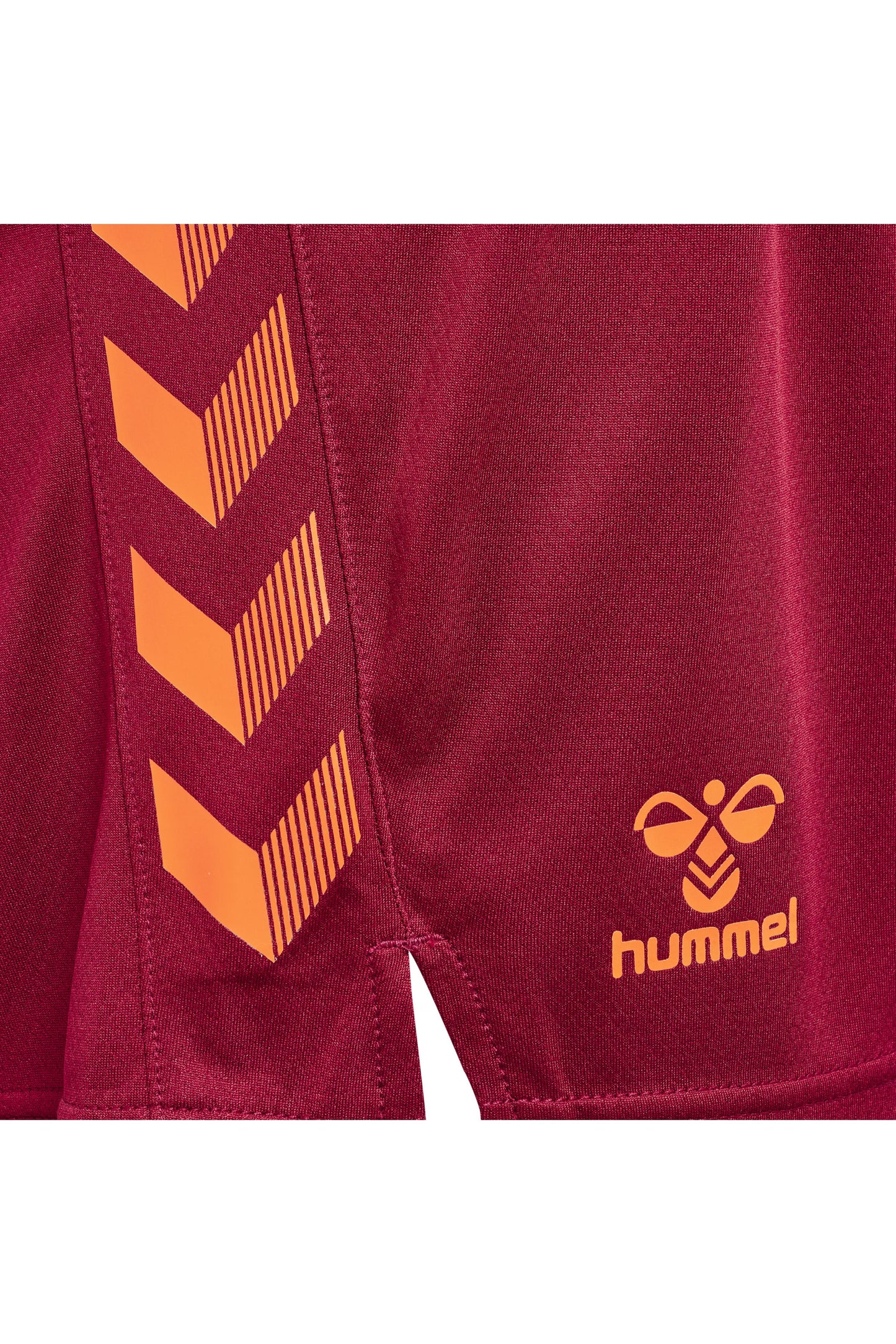 HUMMEL - Hmlongrid Poly Shorts Wo - Rhubarb/nasturtium