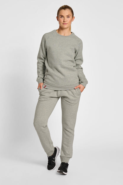 HUMMEL - Hmlred Basic Sweat Pants Woman - Grey Melange