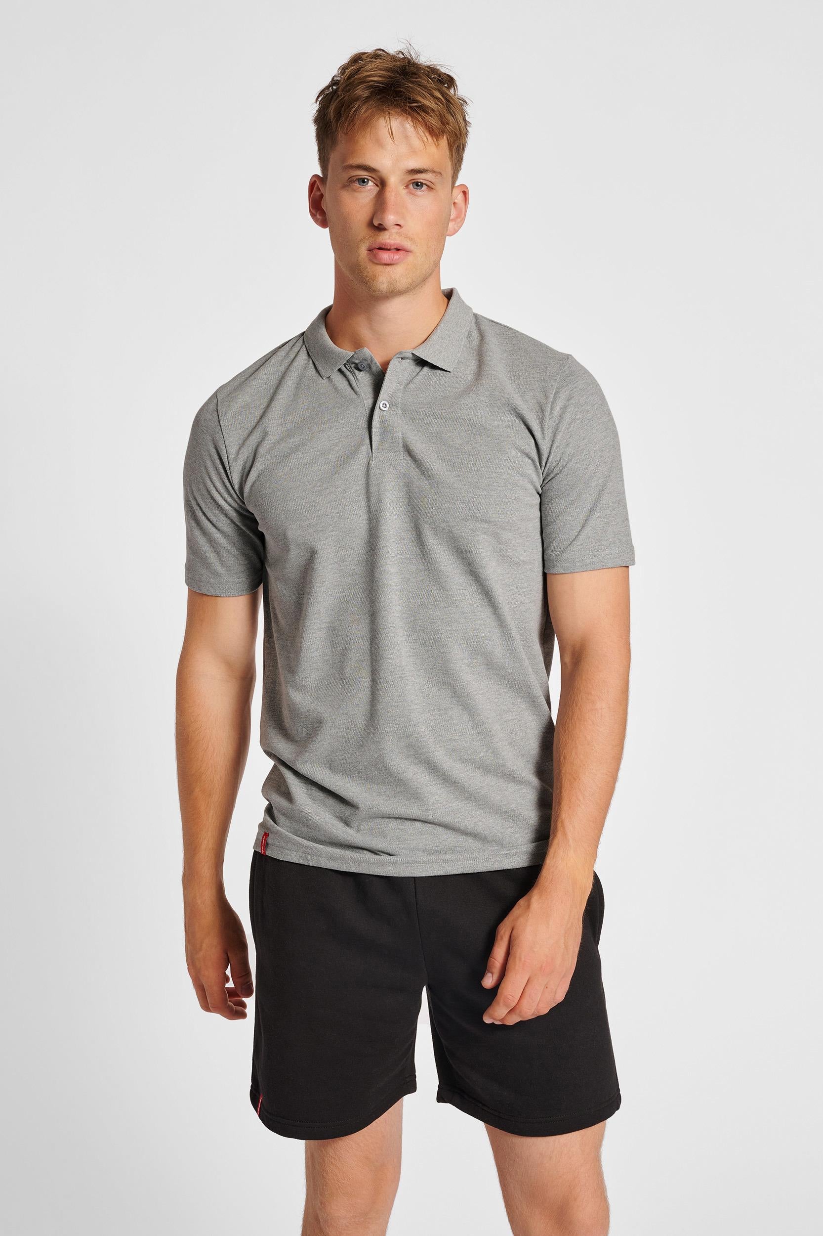 HUMMEL - Hmlred Classic Polo - Grey Melange