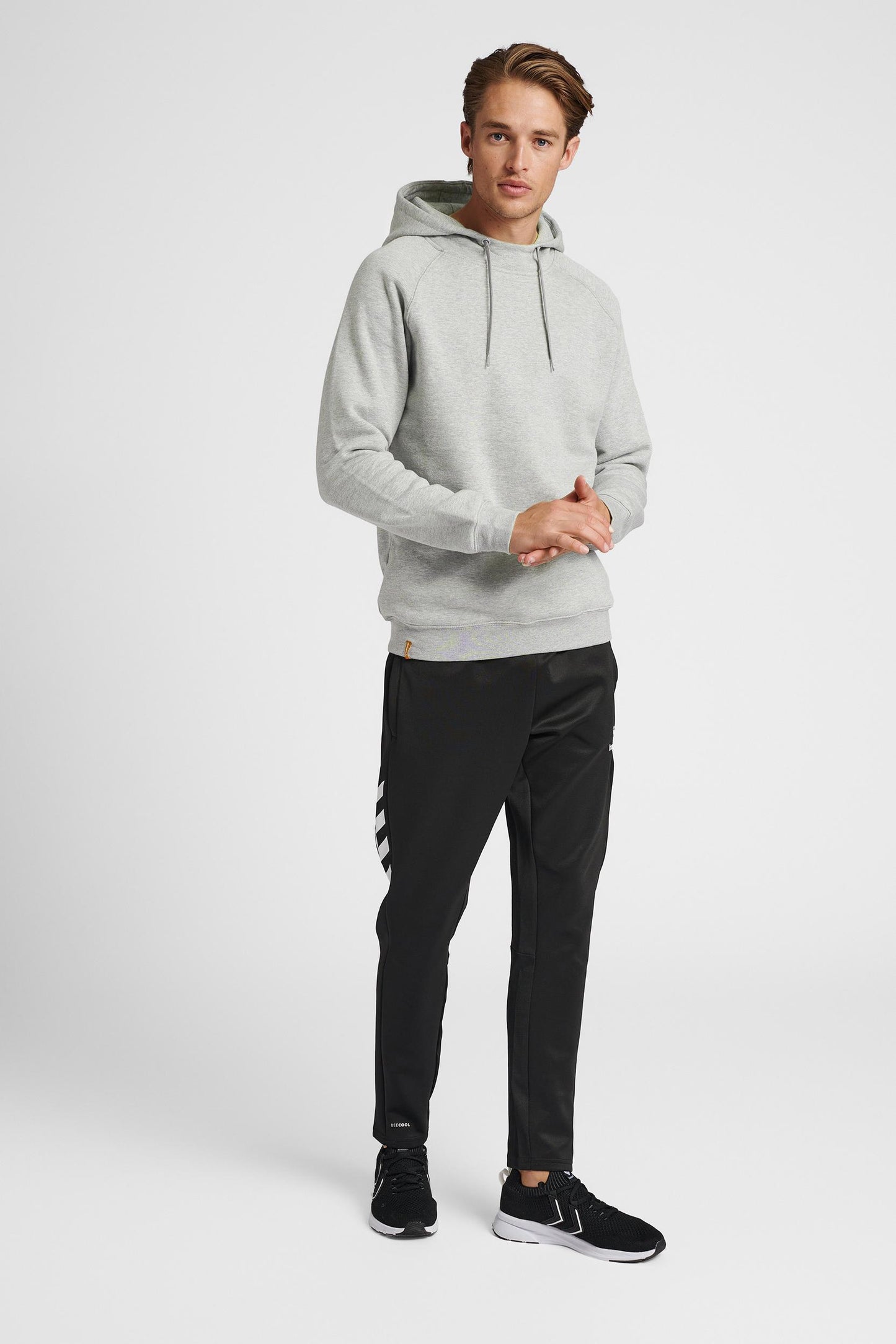 HUMMEL - Hmlred Heavy Hoodie - Grey Melange