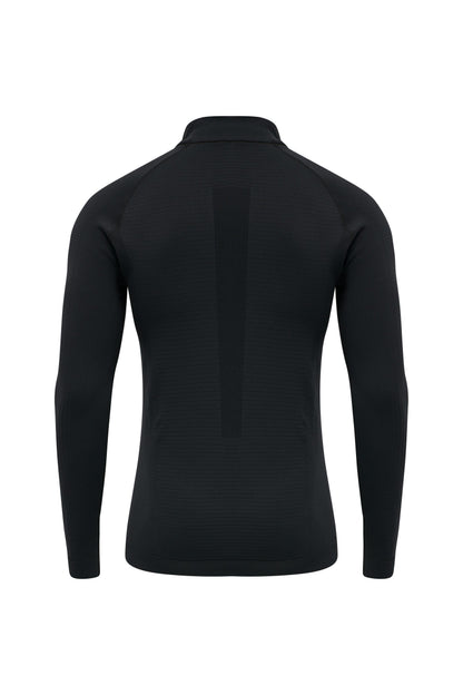 HUMMEL - Hmlstroke Seamless Half Zip - Black