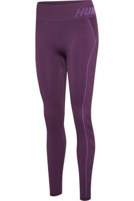 HUMMEL - Hmlte Christel Seamless Mw Tights - Plum Perfect/bellflower Melan