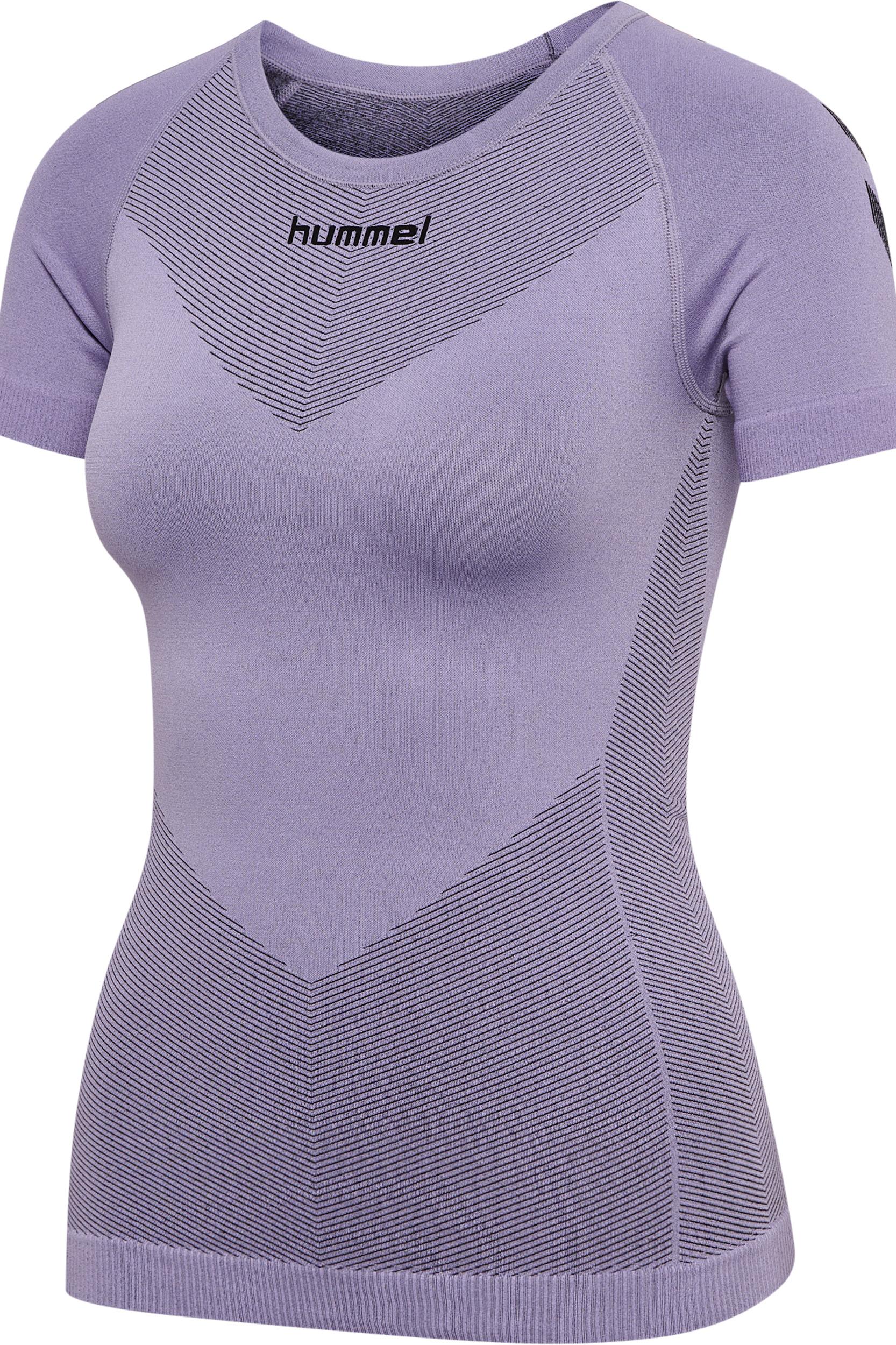 HUMMEL - Hummel First Seamless Jersey S/s W - Lavender Melange