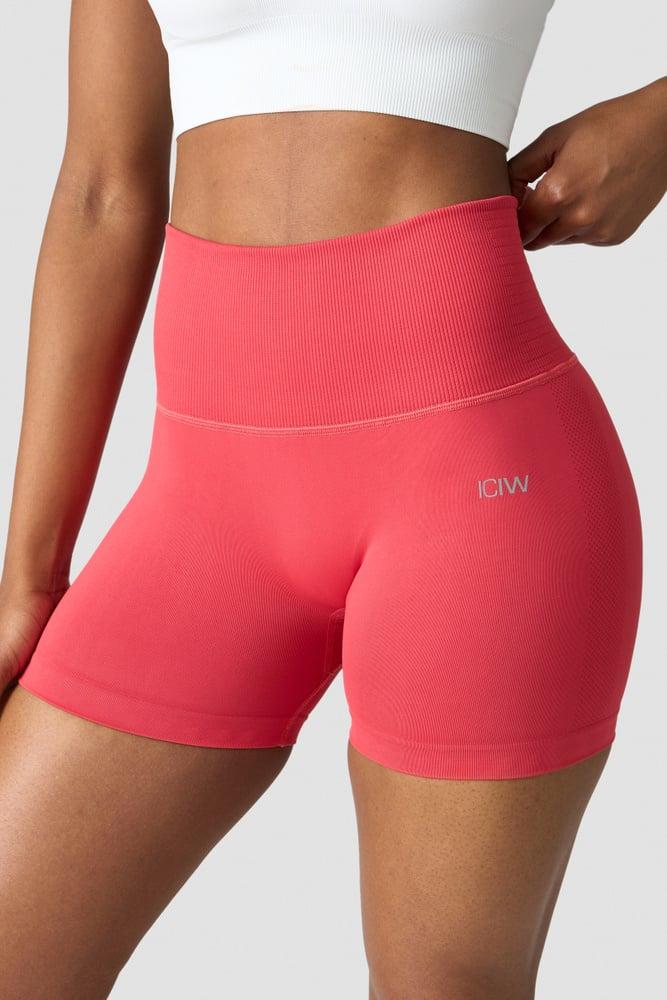 ICANIWILL - Define Seamless Pocket Shorts - Raspberry