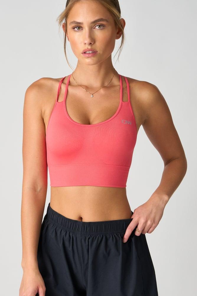 ICANIWILL - Define Seamless Sports Bra - Coral