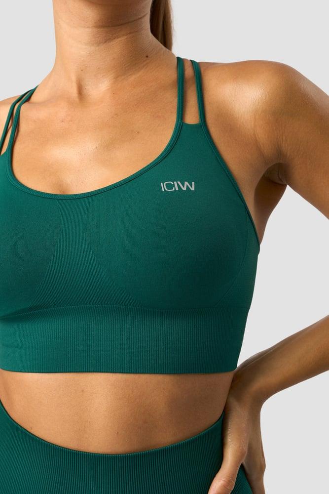 ICANIWILL - Define Seamless Sports Bra - Dark Green