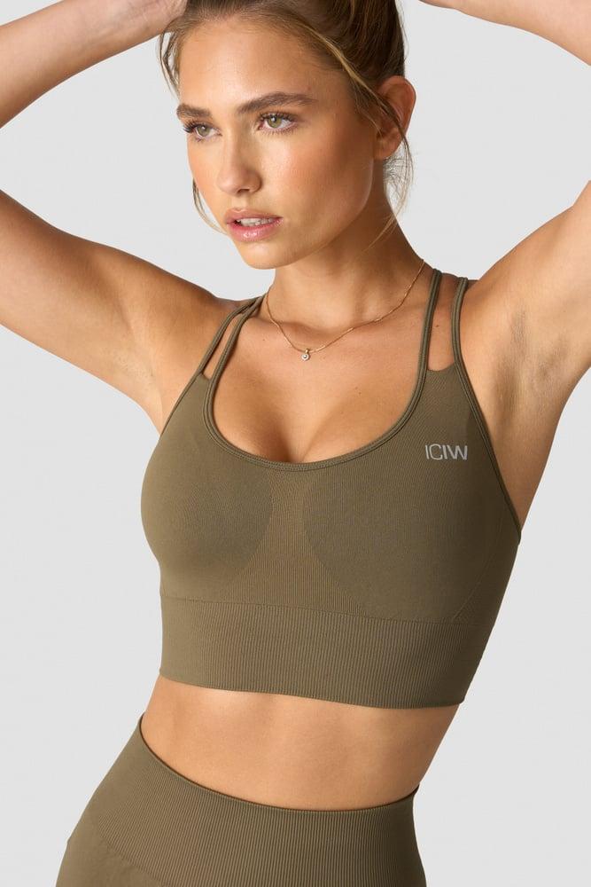 ICANIWILL - Define Seamless Sports Bra - Dark Sand