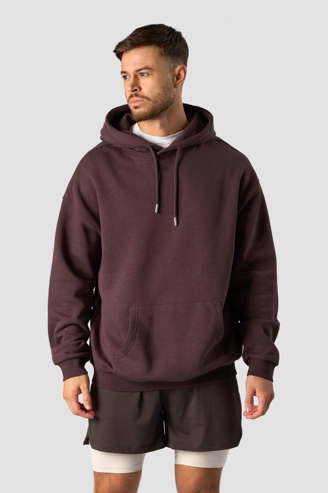 ICANIWILL - Everyday Relaxed Hoodie Center Logo - Burgundy