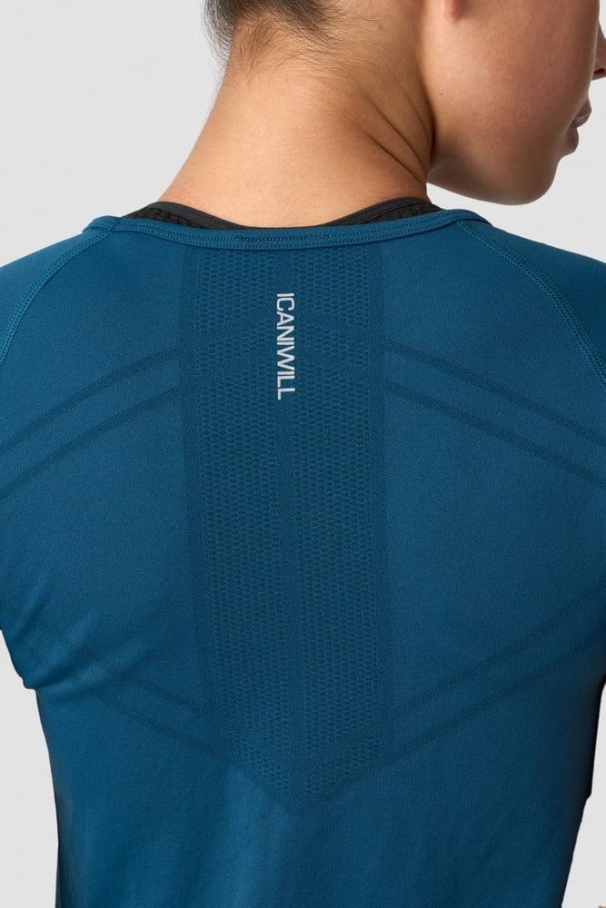 ICANIWILL - Everyday Seamless T-shirt - Teal Blue