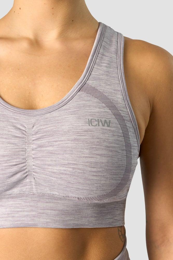 ICANIWILL - Rush Seamless Sports Bra - Lavender Melange