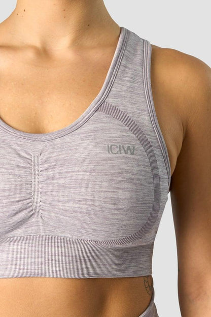 ICANIWILL - Rush Seamless Sports Bra - Lavender Melange