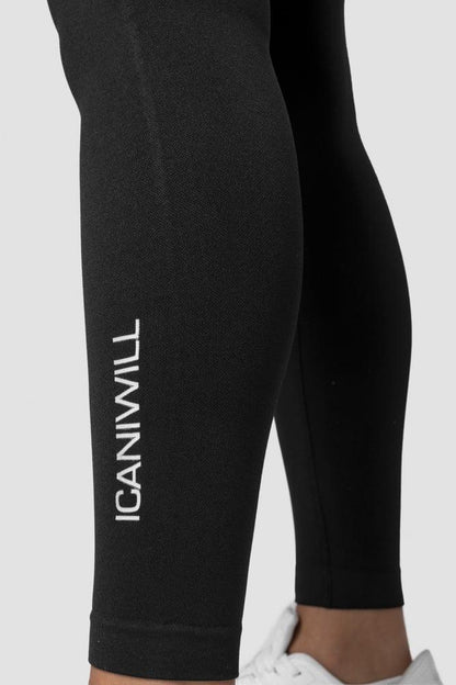 ICANIWILL - Scrunch Seamless Tights - Black