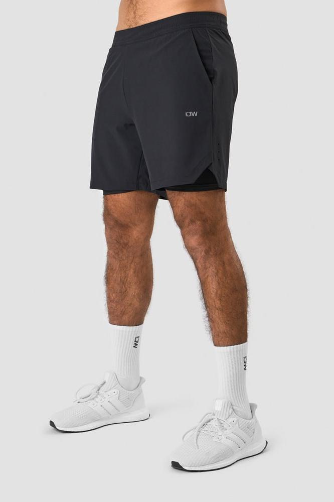 ICANIWILL - Training 2-in-1 Shorts - Black