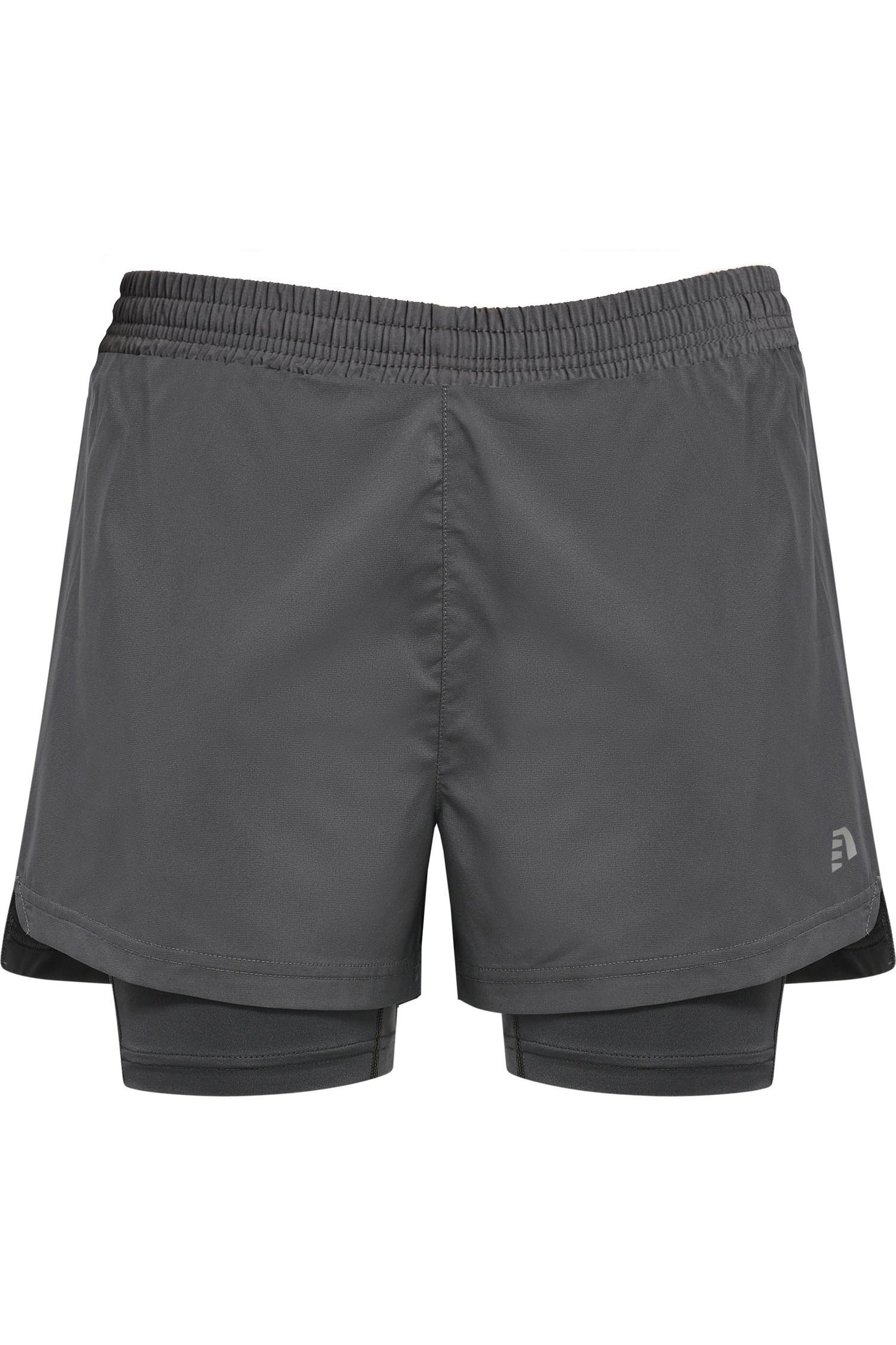 NEWLINE - Women 2-in-1 Running Shorts - Forged Iron