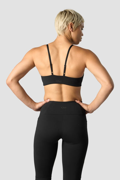 nimble adjustable sports bra black