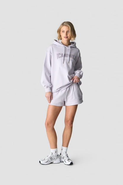 revive oversized hoodie print wmn dusty lilac