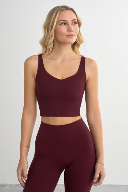 Softy Crop Top - for dame - Famme - Sports Bra