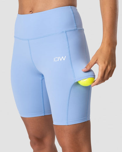 training biker shorts sky blue wmn