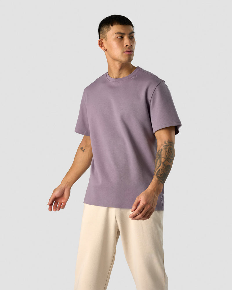 unified t-shirt print purple